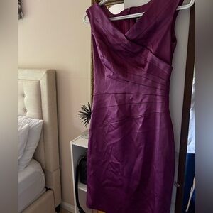 Jax One Shoulder Purple Dress